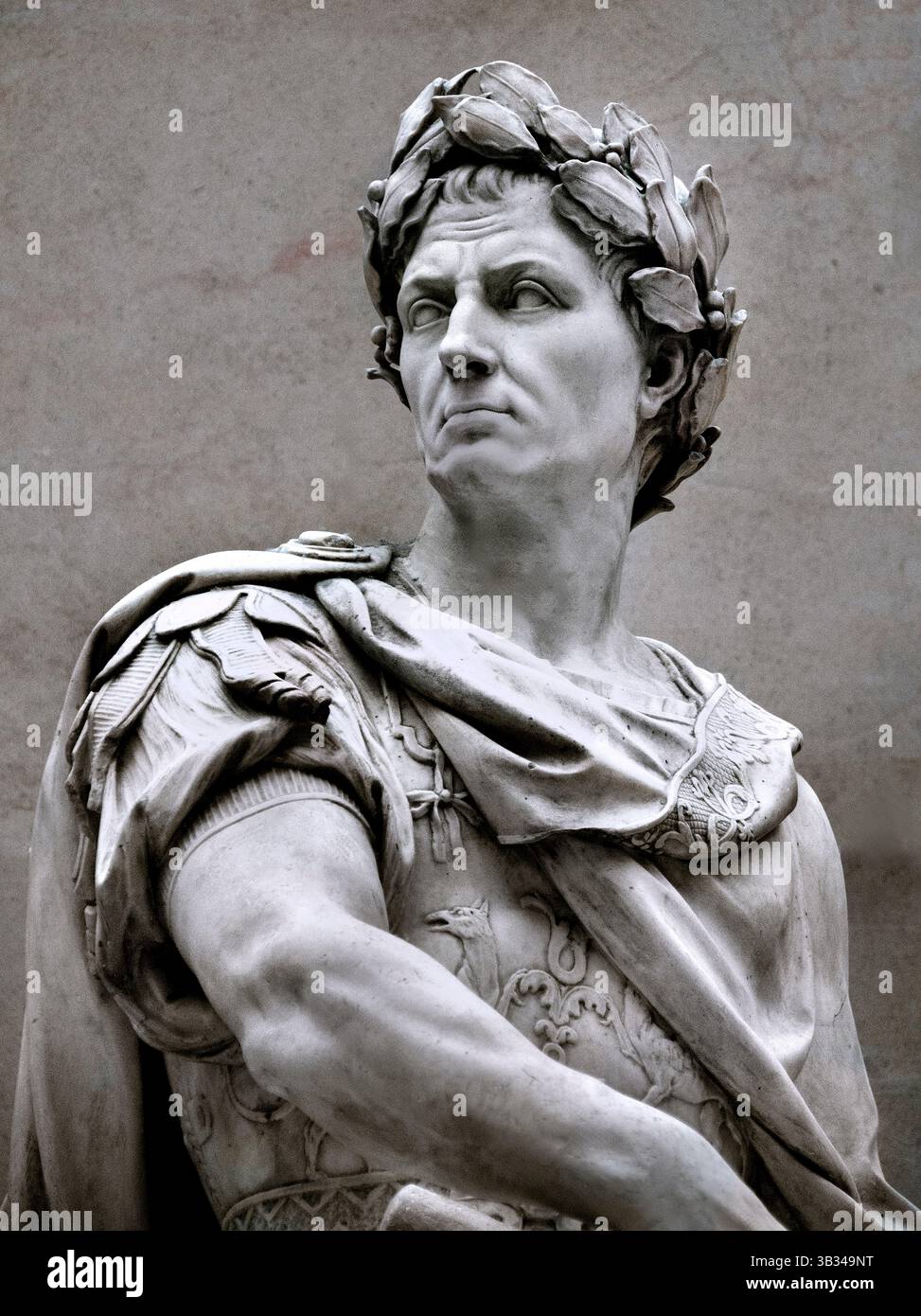 Julius Cäsar – Gaius Julius Cäsar 100–44 v. Chr. römischer Kaiser, von Nicolas Coustou 1658–1733 Louvre Stockfoto