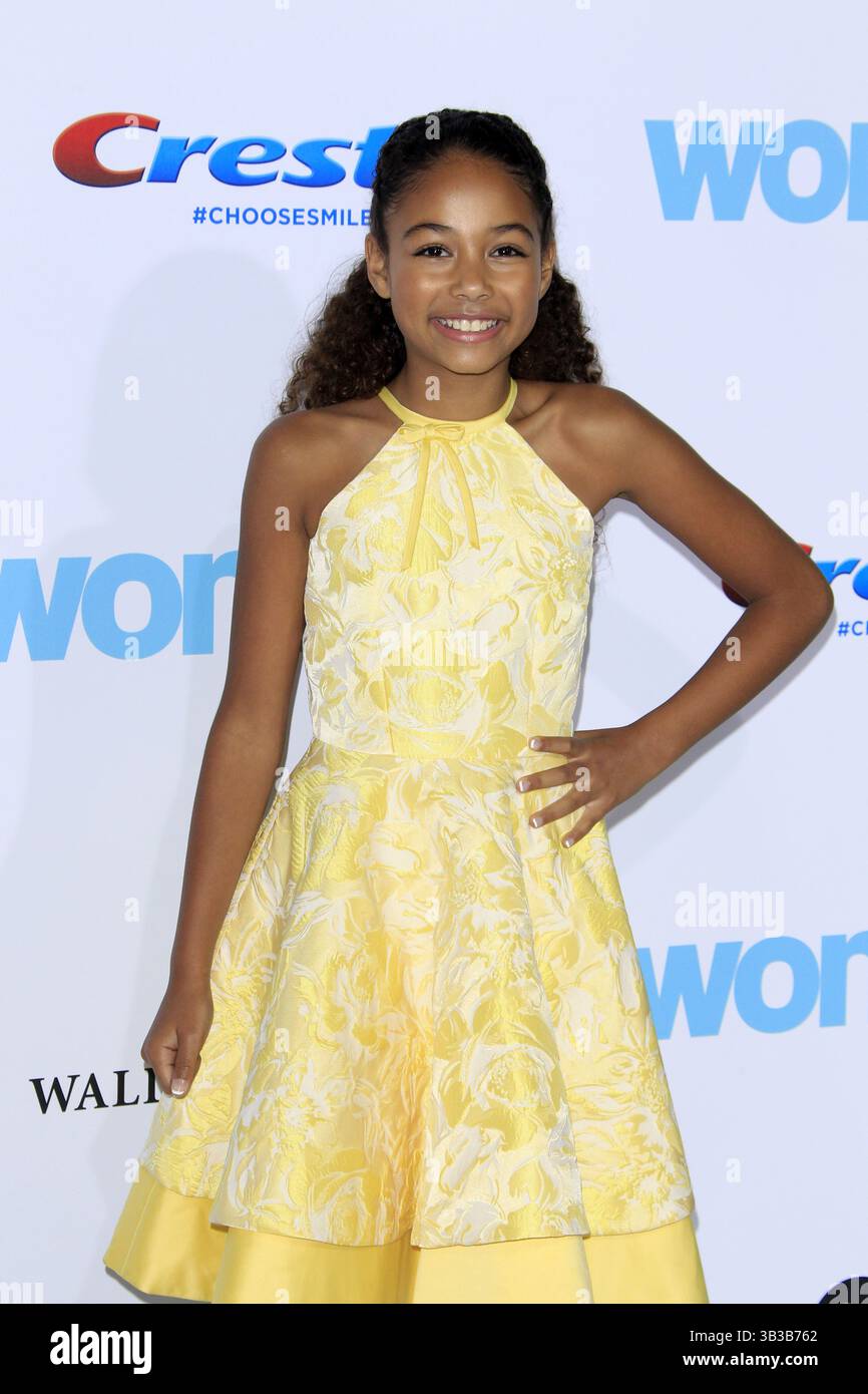 14. November 2017 - Westwood, CA, USA - LOS ANGELES - 14. November: Millie Davis bei der Premiere von „Wonder“ im Village Theater am 14. November 2017 in Westwood, CA (Credit Image: © Kathy Hutchins Via ZUMA Wire) Stockfoto