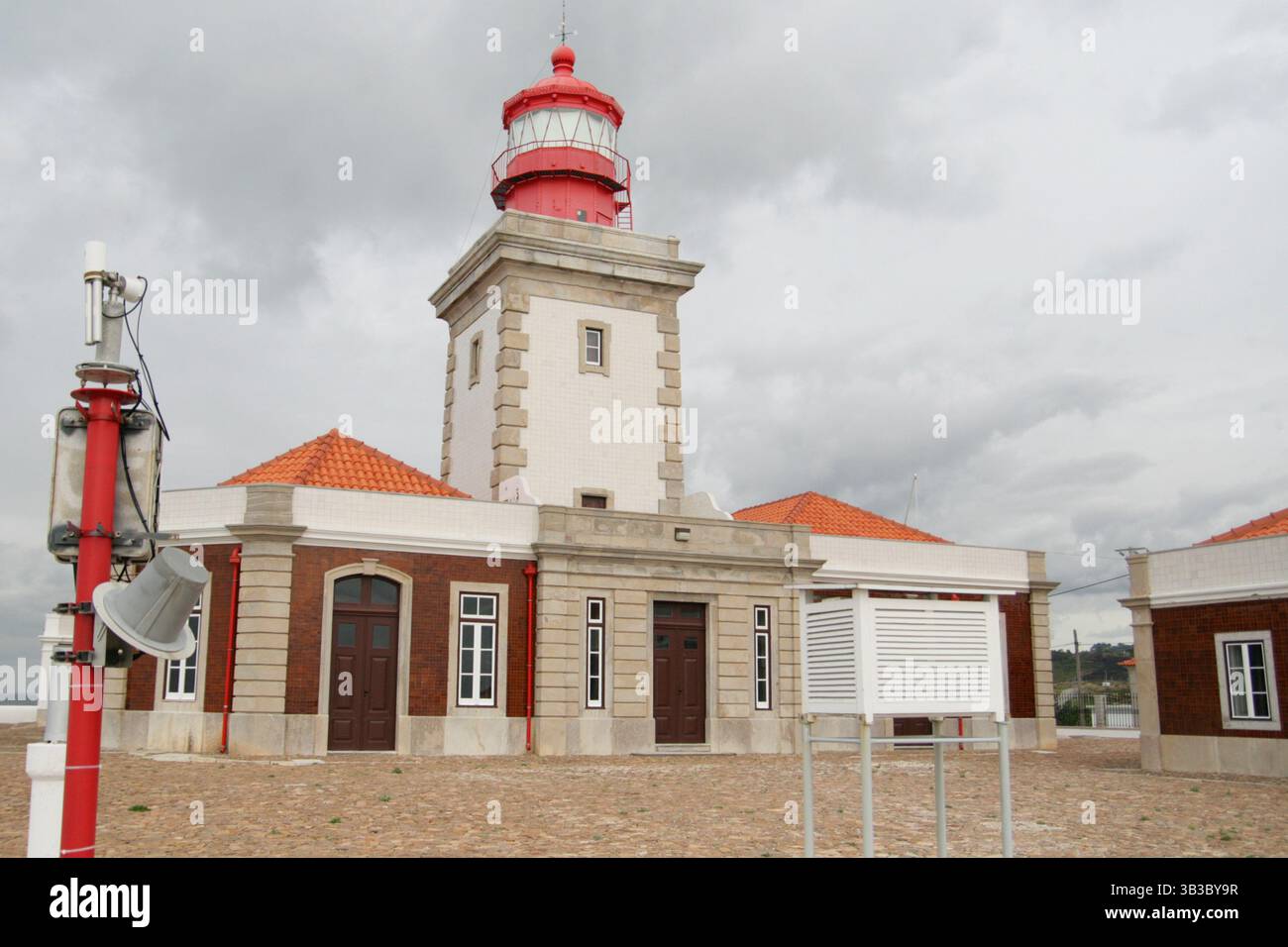 Leuchtturm am Cabo da Roca in Lissabon, Portugal. Stockfoto Leuchtturm am Cabo da Roca in Lissabon, Portugal. Stockfoto