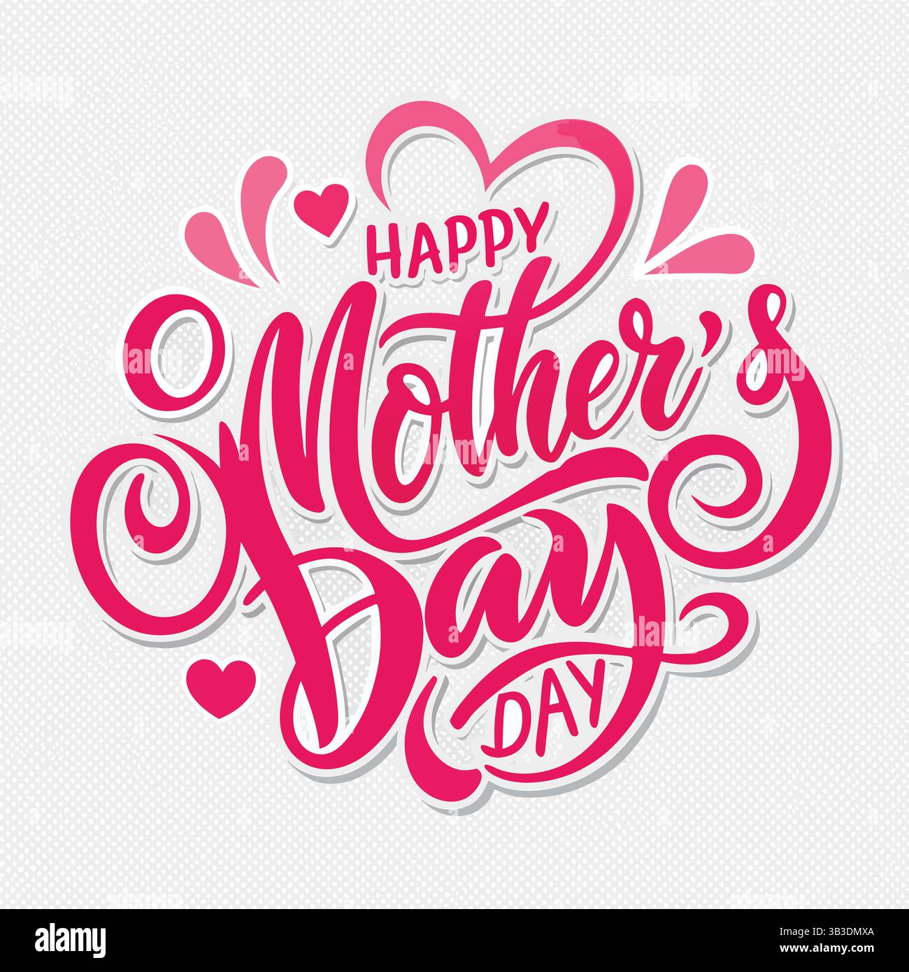 BEST Happy Mother's Day Zittes to Express your love – Geschenke für deine Mutter Stock Vektor