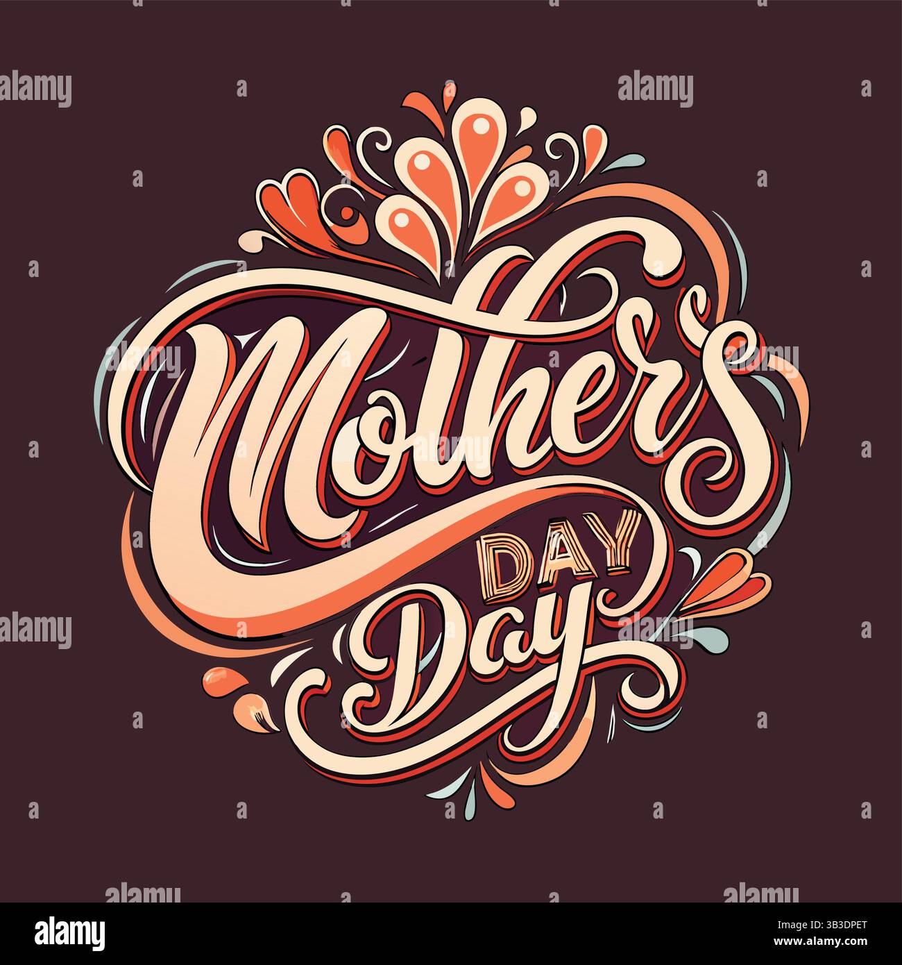 Happy Mother’s Day Wishes for every type of Mom – Design für T-Shirts Stock Vektor