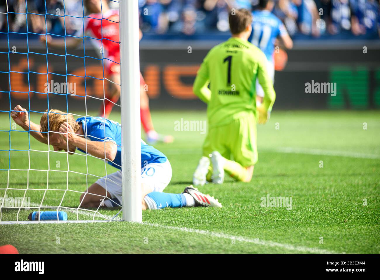 BOCHUM - 27. APRIL 2025: Dani de Wit - das Bundesliga-Spiel VfL Bochum - 1. FC Union Berlin 1:1 im Vonovia Stadion. Stockfoto