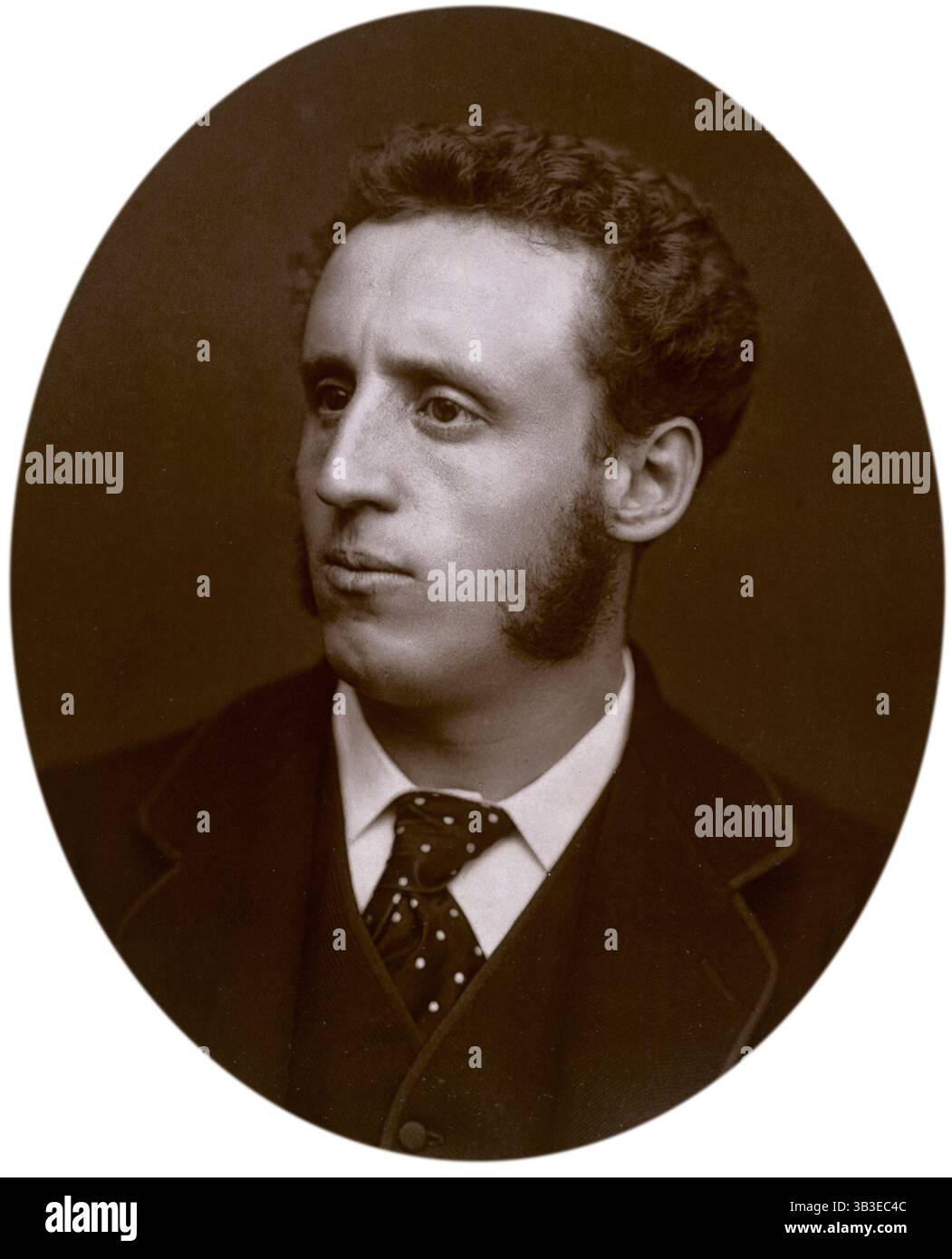 Walter William Ouless, Porträtmaler, 1880. Ouless stellte erstmals 1869 an der Royal Academy aus. 1877 wurde er zum Associate of the Academy und 1881 zum Royal Academician gewählt. Aufgrund des Ratschlags von Millais konzentrierte sich Ouless auf die Porträtmalerei. Er war Gouverneur des Dulwich College und half, die Dulwich Picture Gallery wieder aufzuhängen. In späteren Jahren war er aktives Mitglied der Artists' General Benevolent Institution, deren Ehrensekretär und Vizepräsident. Stockfoto