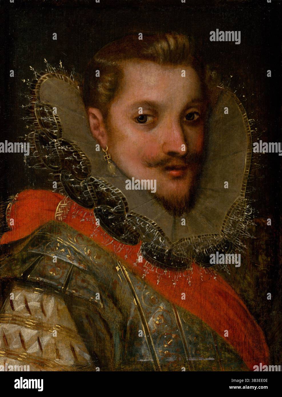 Porträt von Alexander Farnése, c1565. Wahrscheinlich von Frans Pourbus dem Älteren. Stockfoto