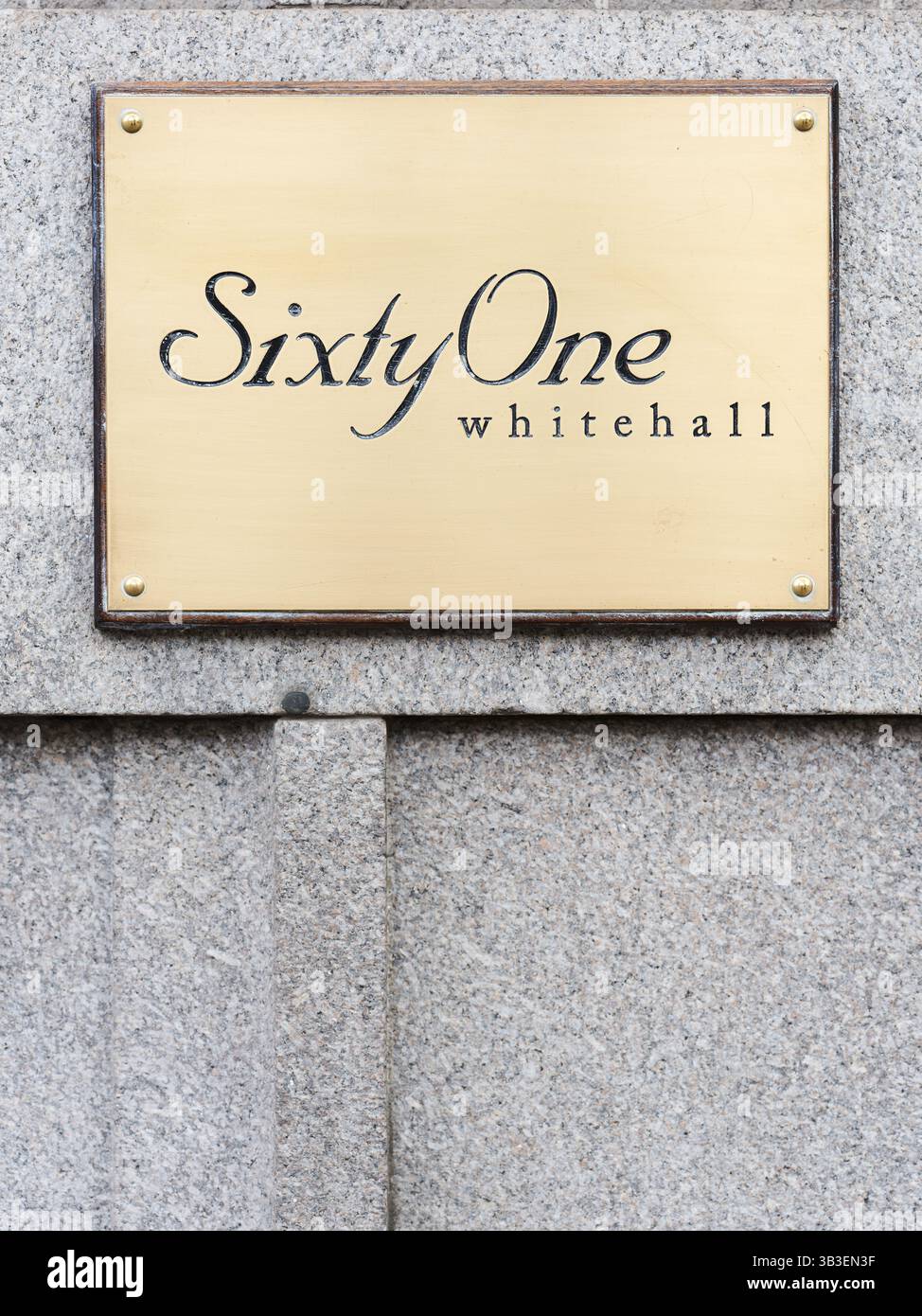 Royal United Services Institute for Defence and Security Studies, Sixty One Whitehall, Westminster, London, England. Stockfoto