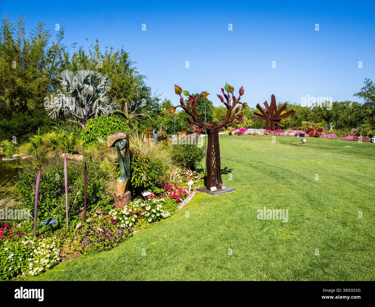 Peace River Botanical & Sculpture Gardens in Punta Gorda Florida USA Stockfoto