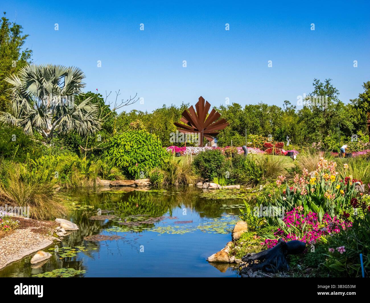 Peace River Botanical & Sculpture Gardens in Punta Gorda Florida USA Stockfoto