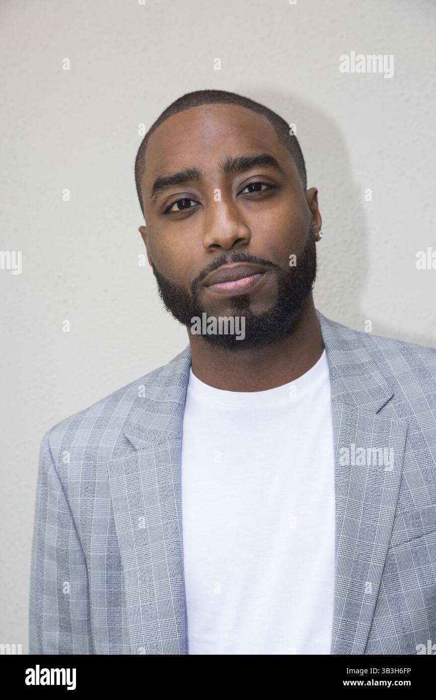 12. Februar 2018 – Hollywood, Kalifornien, USA – MARCC ROSE wirbt für die Fernsehserie Unsolved: The Morders of Tupac and berüchtigt BIG in Hollywood. (Bild: © Armando Gallo/ZUMA Studio) Stockfoto