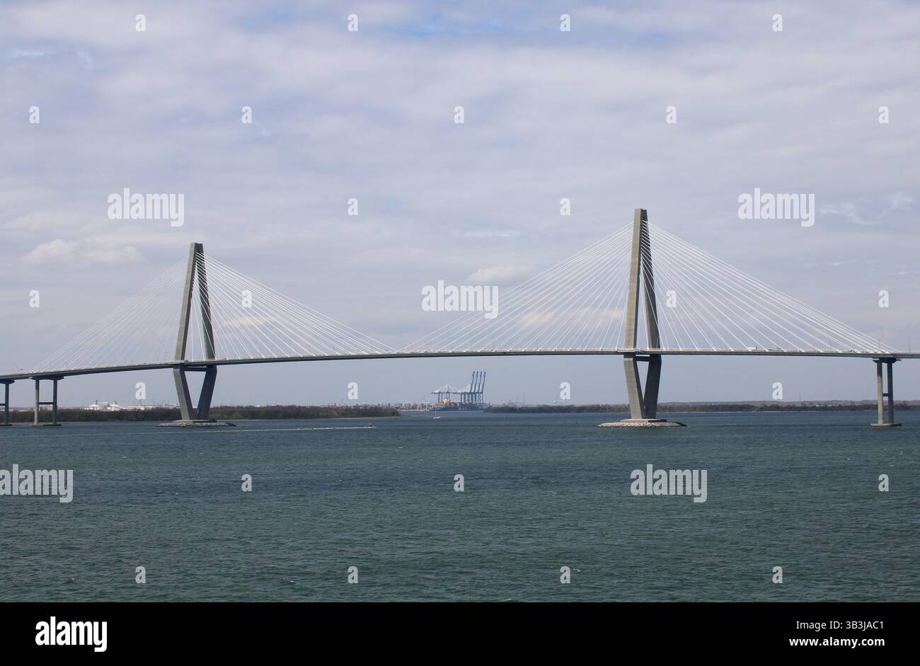 Arthur Ravenel Jr. Bridge, Charleston, SC Stockfoto