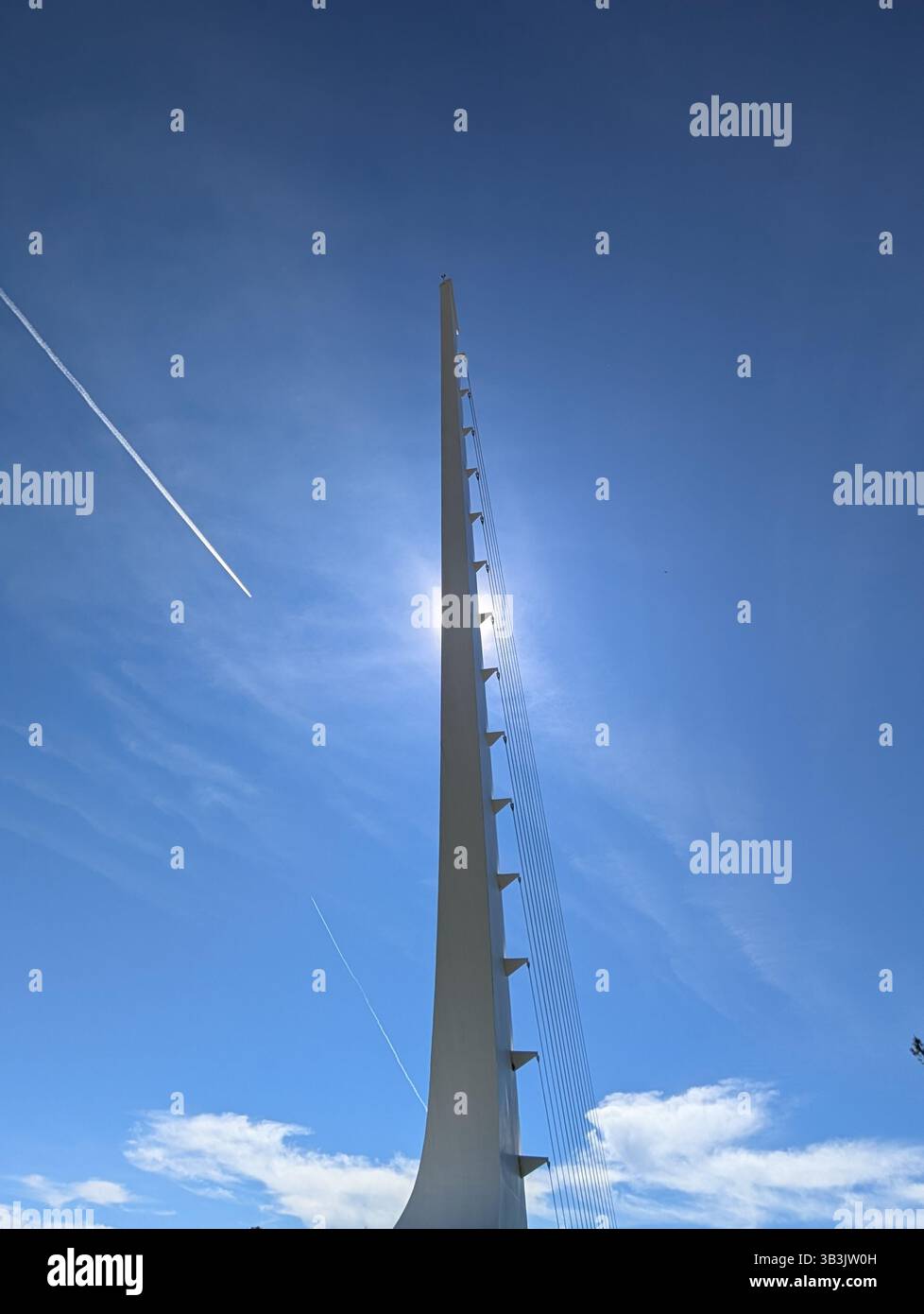 Sonnenuhr - Smartphone-aufgenommenes Stockfoto