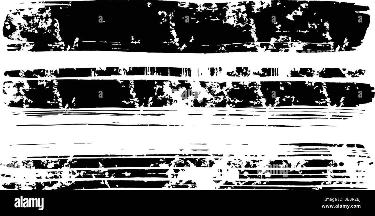 Professionelle Pinselset-Kollektion – Procreate Paint Pinsel, Digital Art Tools für Künstler und Designer Stock Vektor