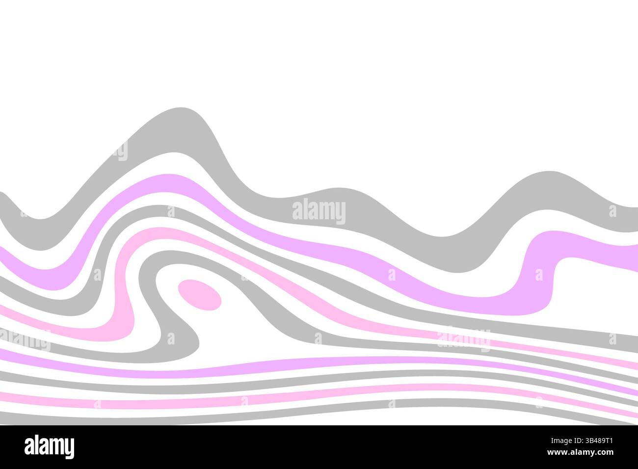 Abstrakter Vektorhintergrund in farbigen Tönen. Wellenmuster. Stockfoto
