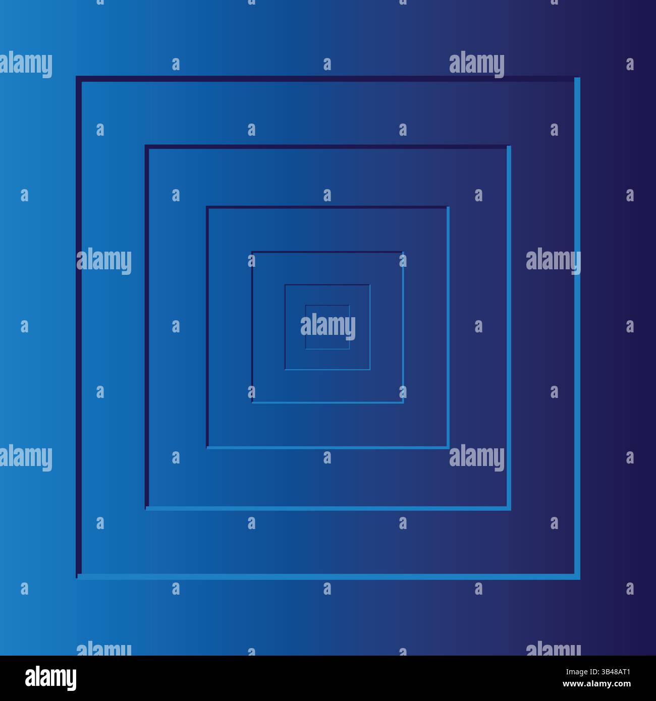 Blaue Farbverläufe quadrieren geometrische Textur. Abstrakter Hintergrundvektor für Cover, Buch, Website, Banner, Poster, Werbung. EPS-bearbeitbare Datei. Stock Vektor