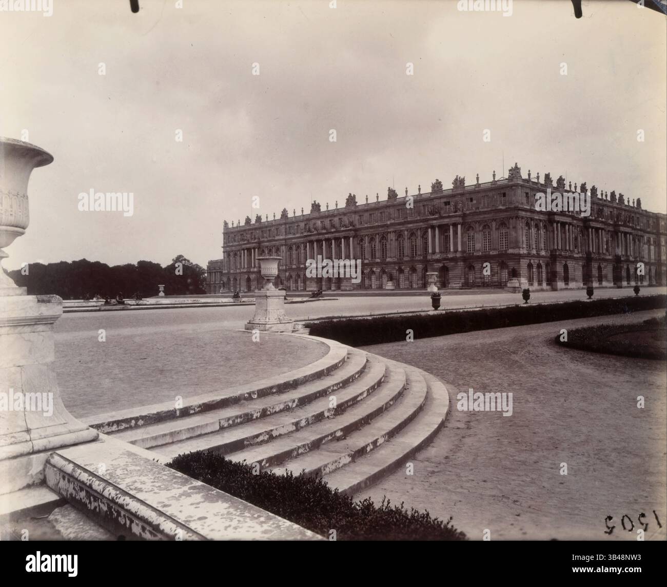 Eugène Atget - Versailles Stockfoto