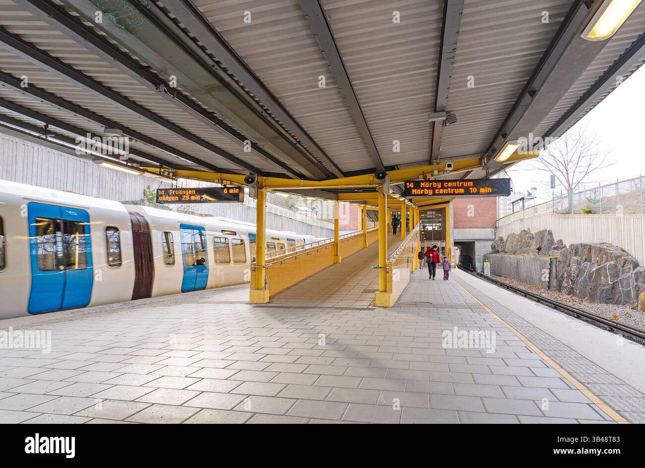 U-Bahnstation Stockfoto