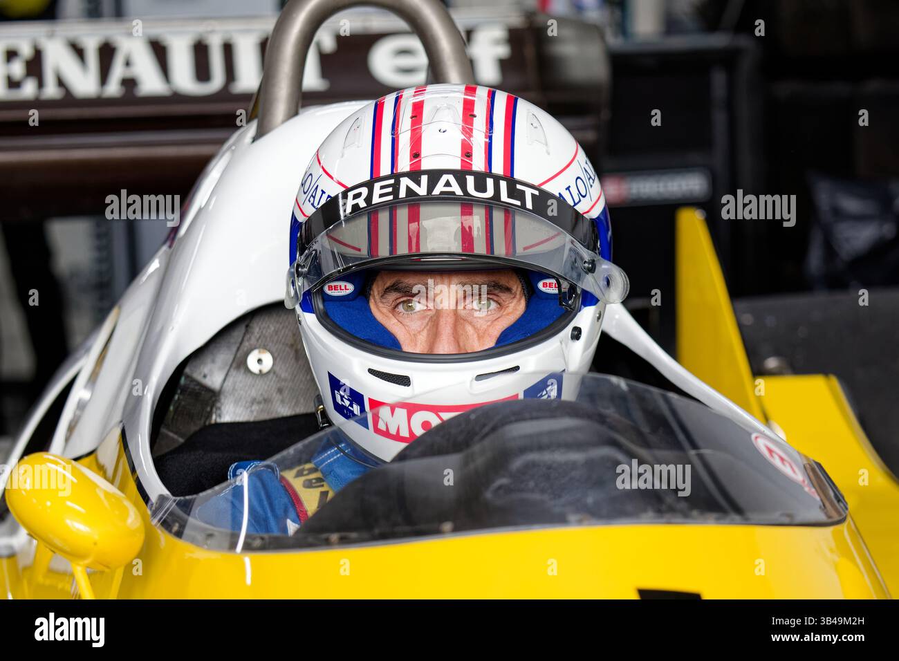 GP de France Historique 2025 auf Circuit Paul Ricard, Castellet, FRANKREICH, 26/04/2025 Florent 'MrCrash' B.. Stockfoto