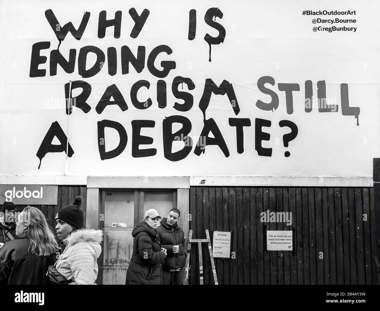 Warum ist die Beendigung des Rassismus immer noch eine Debatte Stockfoto