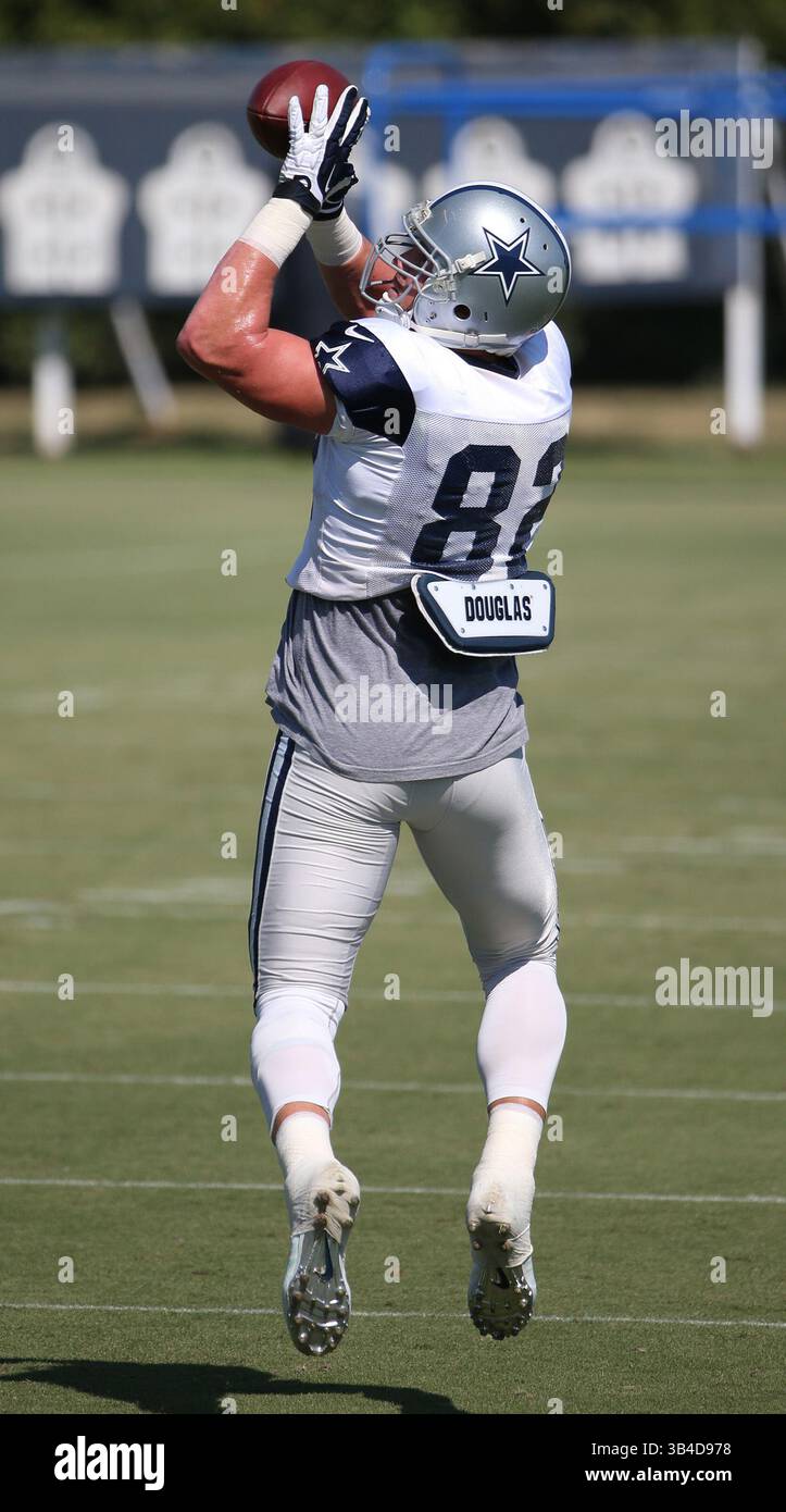 23. September 2015 - Irving, TX, USA - Dallas Cowboys Tight End Jason Witten (82) während des Trainings am Mittwoch, 23. September 2015, im Hauptquartier der Valley Ranch in Irving, Texas. (Bild: © Paul Moseley/TNS via ZUMA Wire) Stockfoto