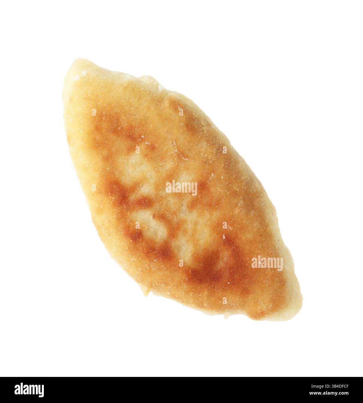 Köstlicher gebratener Pyrizhok (gefüllter Kuchen) isoliert auf weiß Stockfoto Köstlicher gebratener Pyrizhok (gefüllter Kuchen) isoliert auf weiß Stockfoto