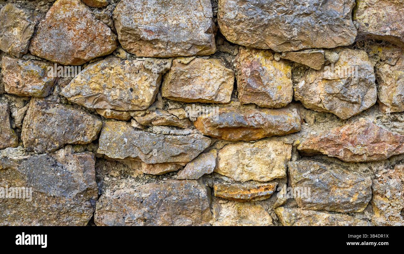 Strukturiertes Hintergrunddesign Mit Natursteinwand Stockfoto