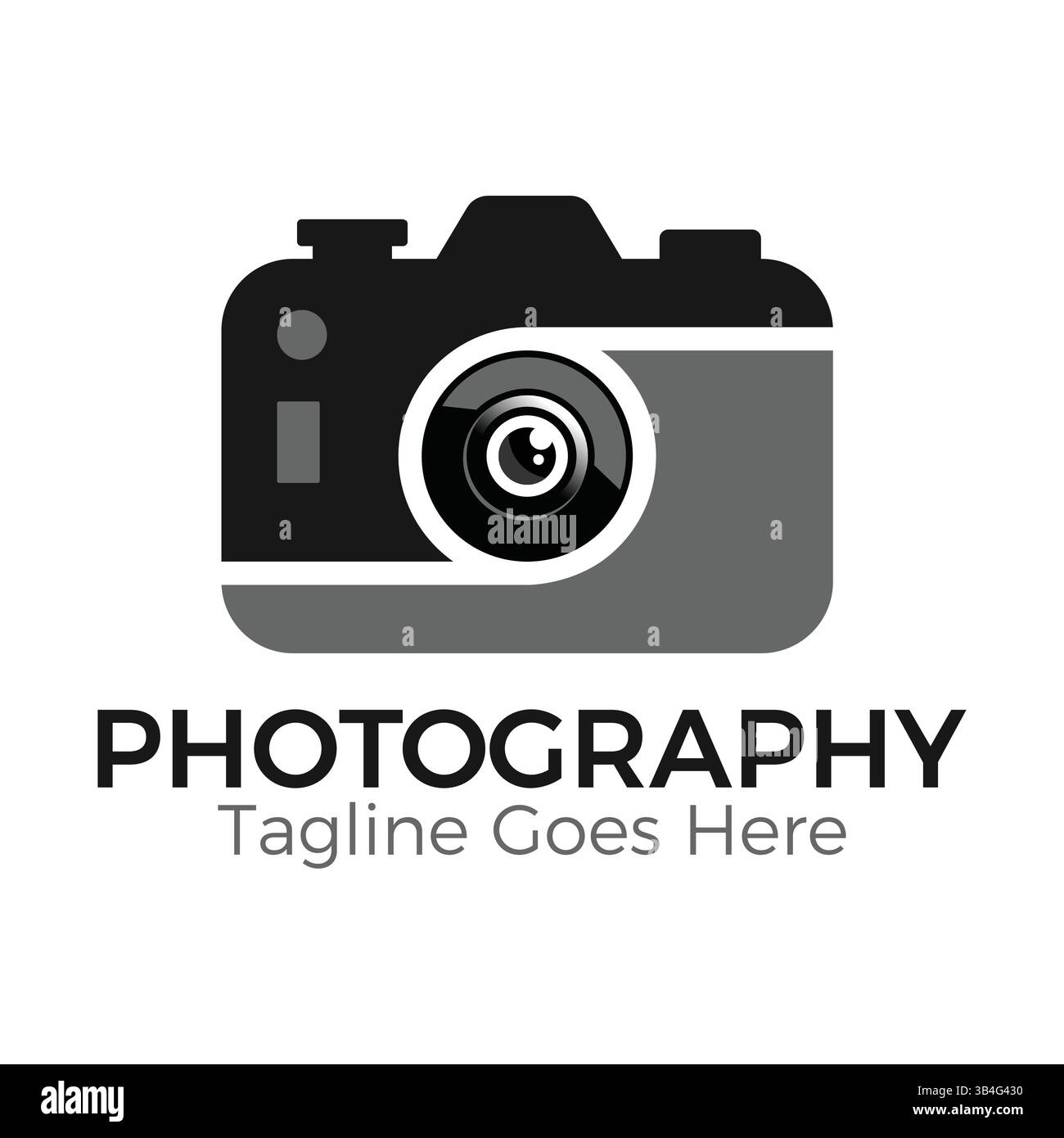 Modern Photography Logo Design Kamera Symbol für Fotografie Business oder Studio Branding. Vektor Stock Vektor