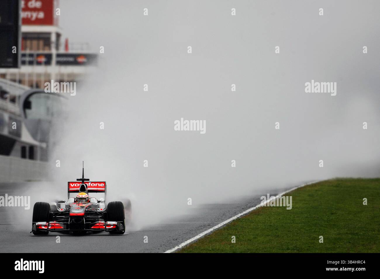 März 2011 - Montmelo, Spanien - Lewis Hamilton (GBR) McLaren MP4/26...Formel-1-Tests, Tag 5. (Vermerk: © Sutton Motorsports/ZUMAPRESS.com) Stockfoto