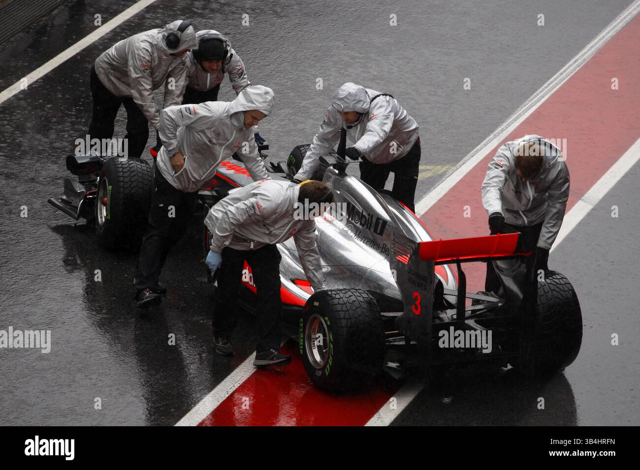 März 2011 - Montmelo, Spanien - Lewis Hamilton (GBR) McLaren MP4/26...Formel-1-Tests, Tag 5. (Vermerk: © Sutton Motorsports/ZUMAPRESS.com) Stockfoto