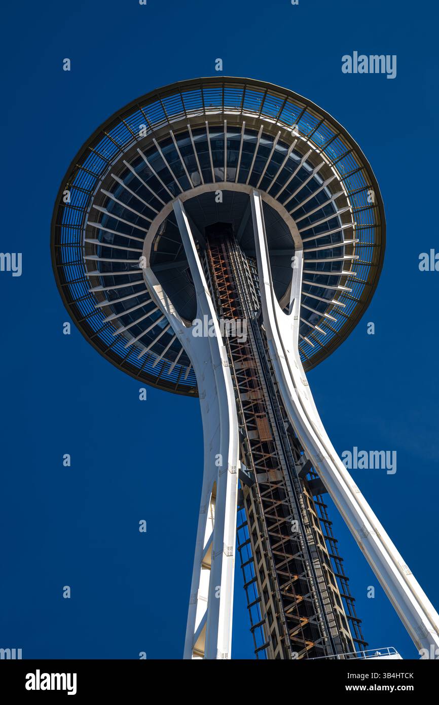 Space Needle in Seattle, WA Stockfoto