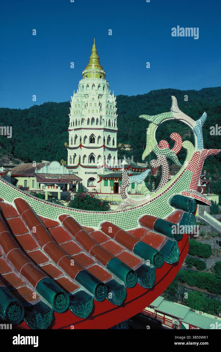 Malaysia. Penang. Kek Lok Si Tempel. Stockfoto
