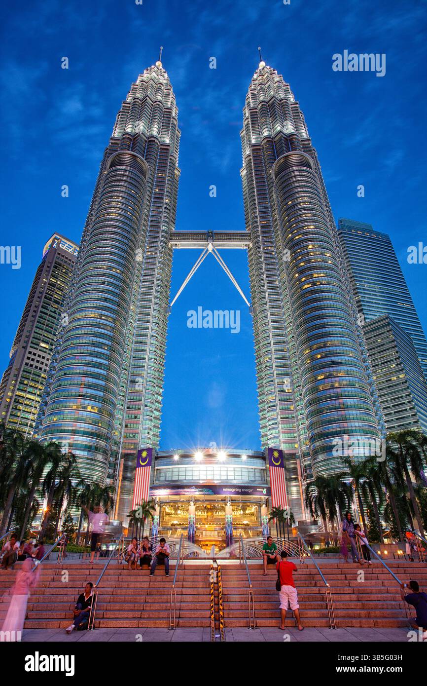 Petronas Twin Towers in Kuala Lumpur. Malaysia Stockfoto