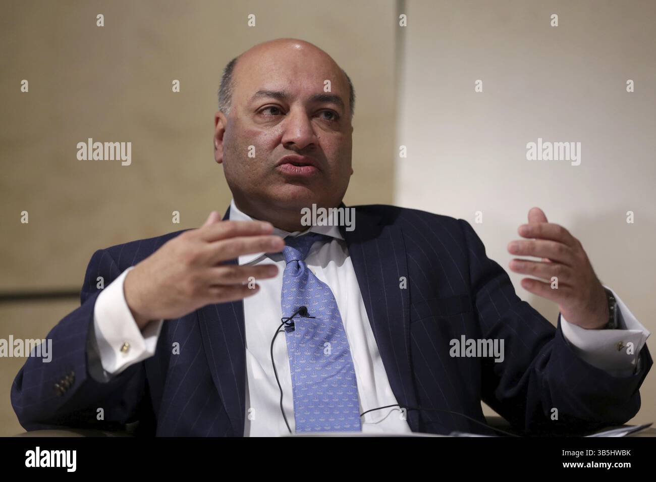 London, Großbritannien - 26 Februar 2018: Präsident der EBWE Suma Chakrabarti beteiligt sich an der Westlichen Balkanstaaten Gipfel Premierminister Se Stockfoto