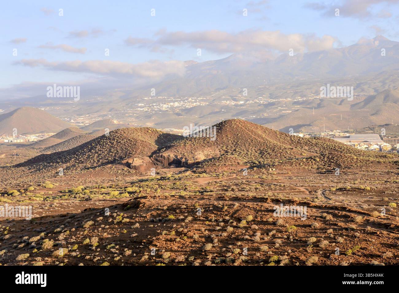 Foto Bild von einem Tal auf den Kanarischen Inseln Stockfoto