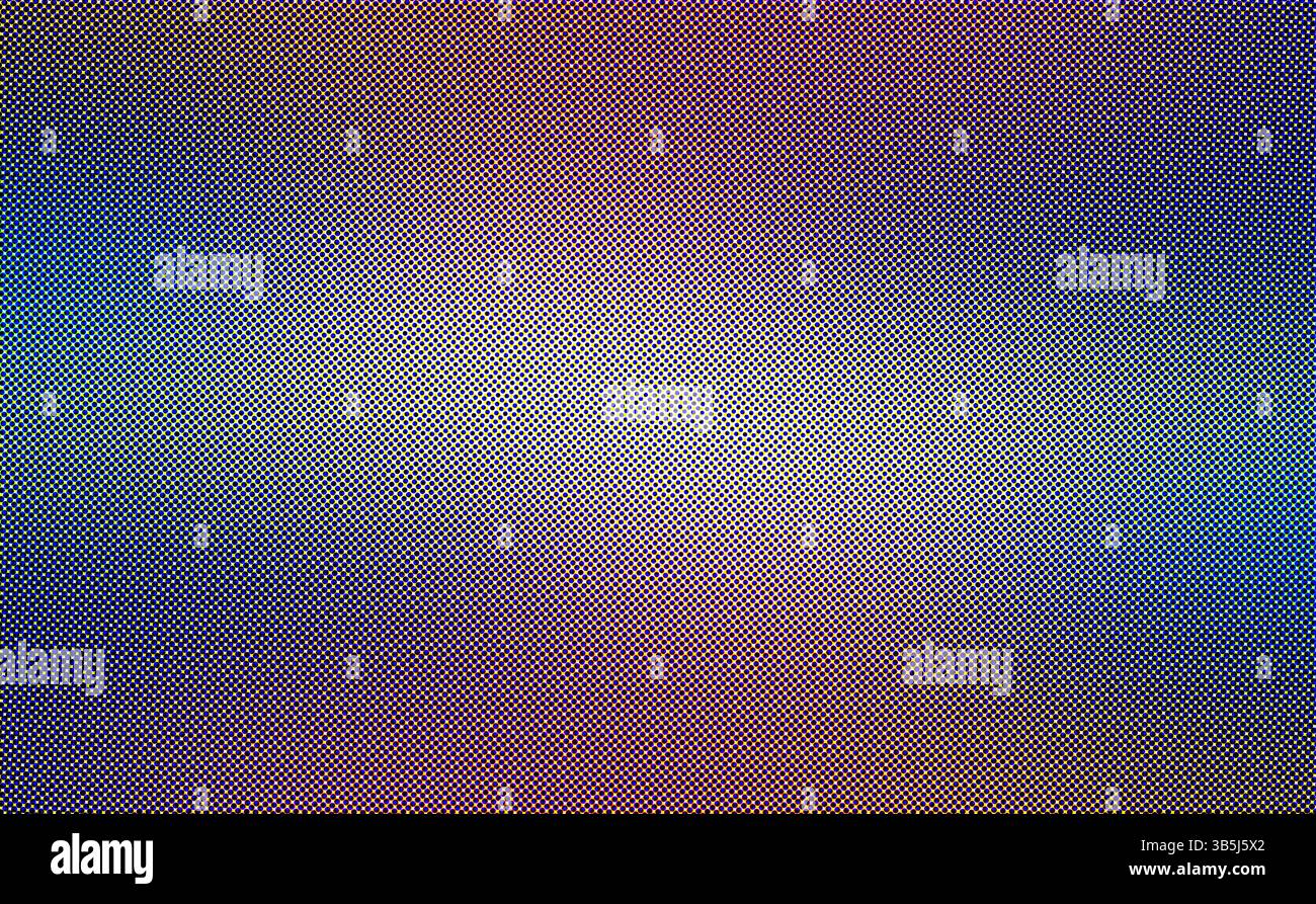 Weicher Farbverlauf in einer atmosphärischen Komposition. Das Bild scheint eine abstrakte Mischung aus warmen Farben zu sein, die einen weichen, verschwommenen Effekt erzeugt Stockfoto