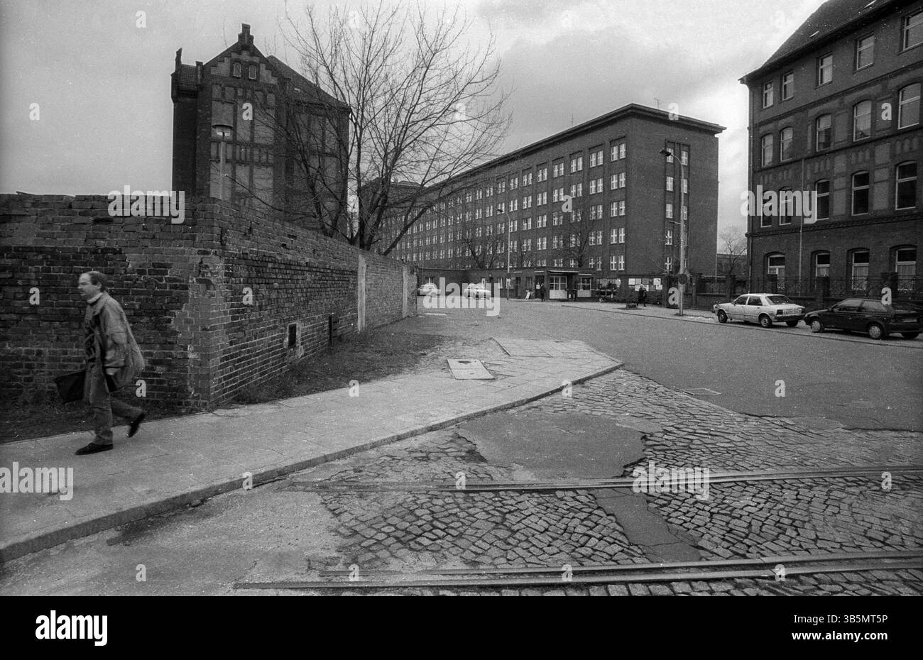 Deutschland, Berlin, 23. März 1992, Rundfunk der DDR, Gebäude des Sendezentrums in der Nalepastraße, Europa Stockfoto