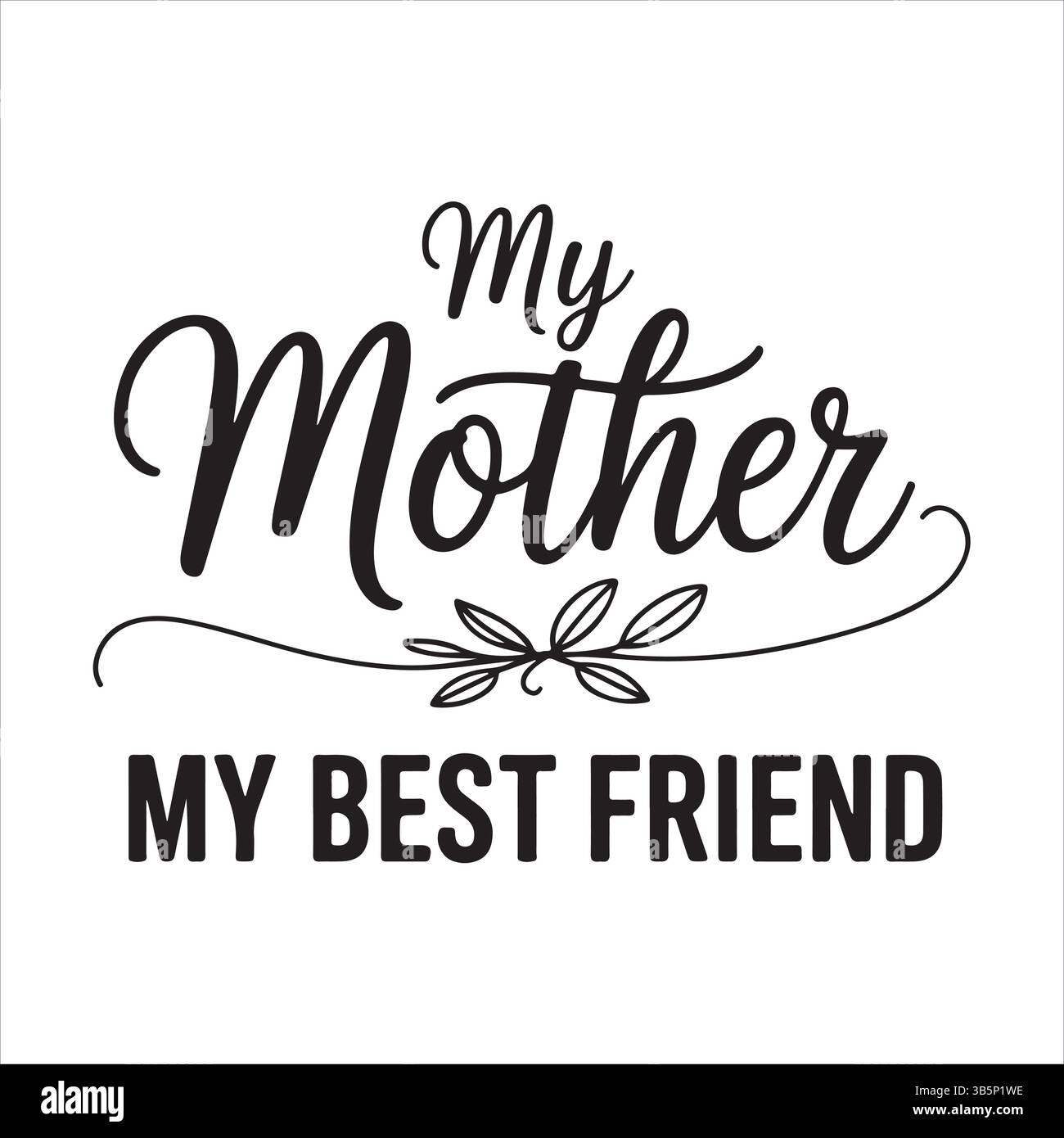 Muttertag-svg-Design Stock Vektor