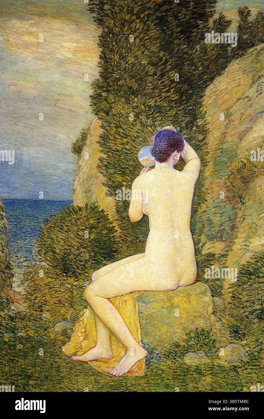 Aphrodite Appledore von Frederick Childe Hassam. Venus (griechisch Aphrodite) ist die Göttin der Liebe. Stockfoto