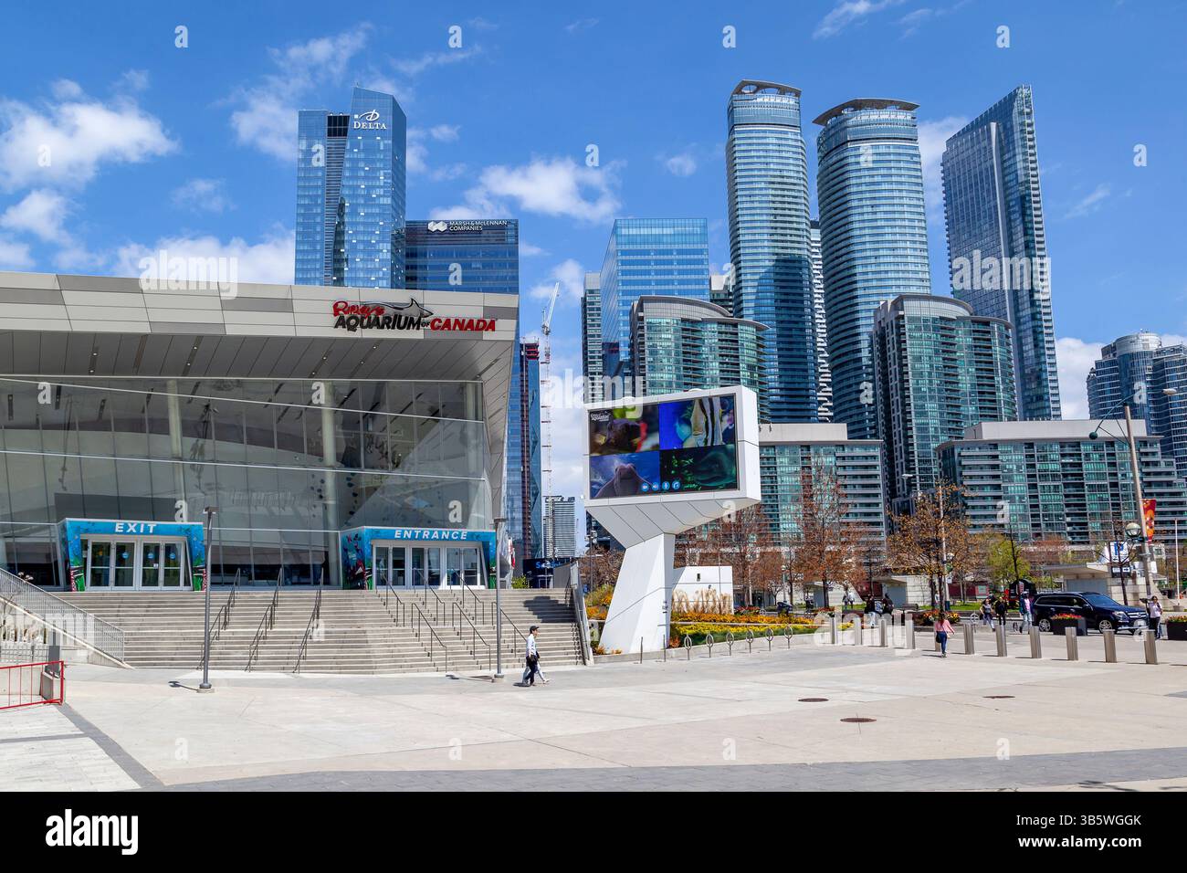 Ripley's Aquarium of Canada in Toronto. Ripley's Aquarium of Canada ist ein öffentliches Aquarium, das von RIP betrieben wird Stockfoto