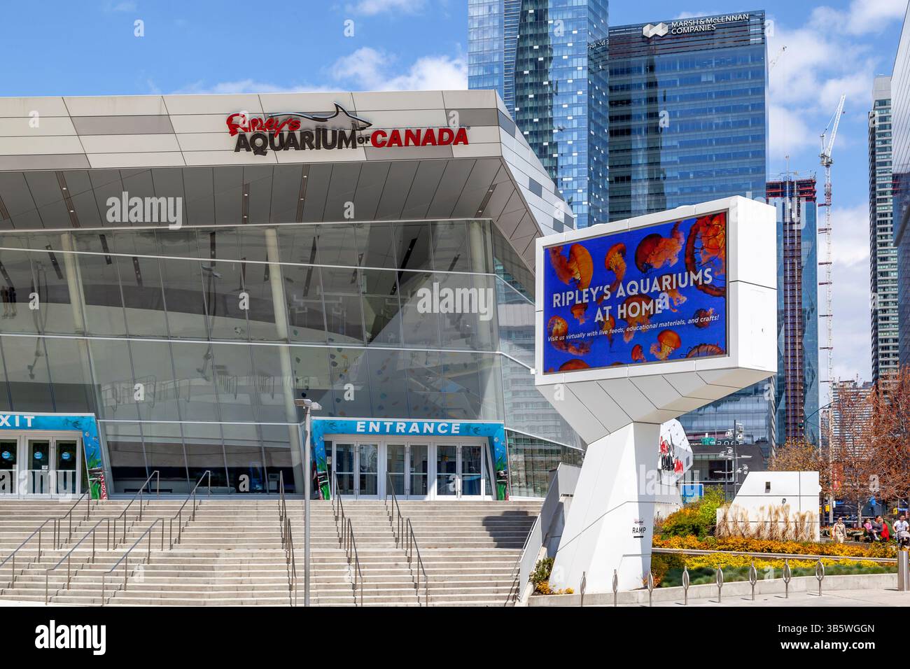Ripley's Aquarium of Canada in Toronto. Ripley's Aquarium of Canada ist ein öffentliches Aquarium, das von RIP betrieben wird Stockfoto
