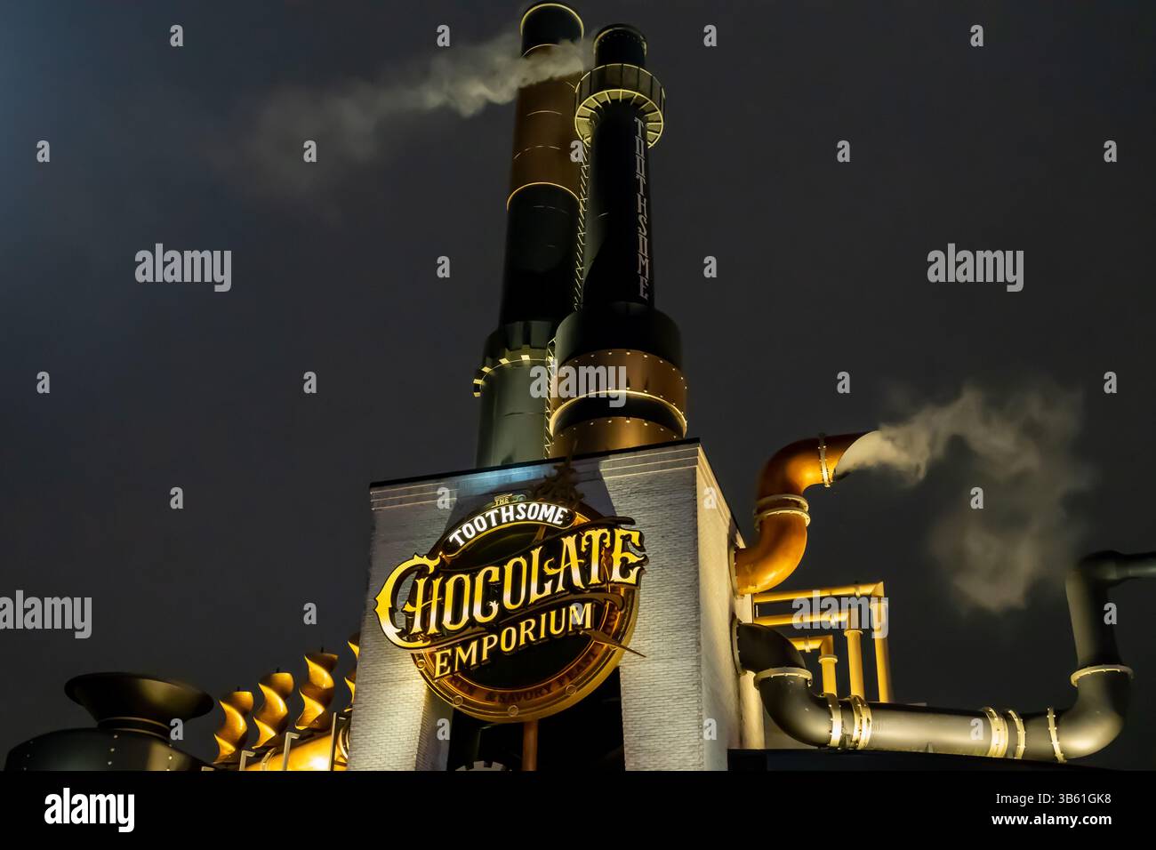 Das Emporium-Schild in Orlando. Stockfoto
