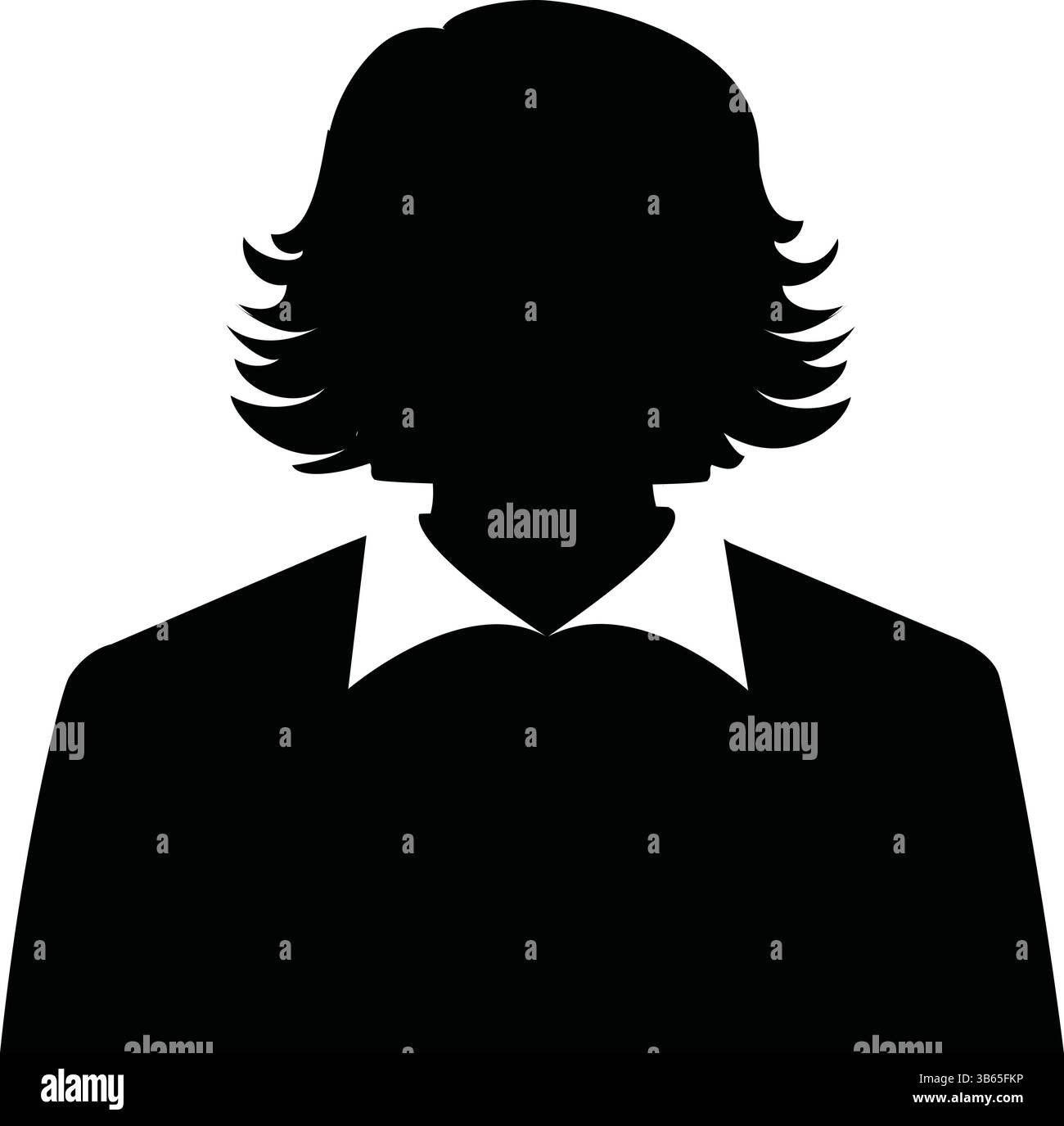 Geschäftsfrau Silhouette Icon, professioneller weiblicher Avatar, Profilbild Icon Stock Vektor Geschäftsfrau Silhouette Icon, professioneller weiblicher Avatar, Profilbild Icon Stock Vektor
