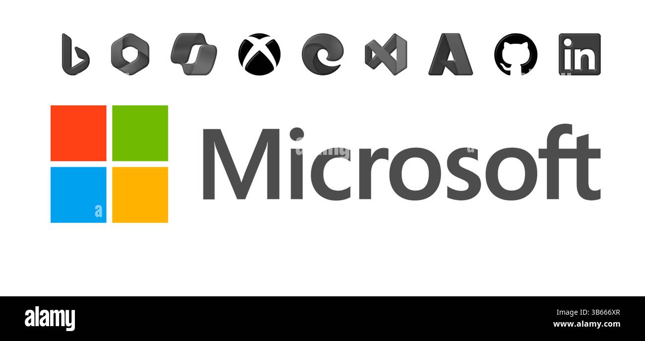 Microsoft-logo Stockfoto