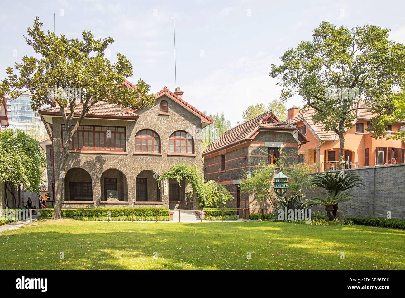 Die Heimat des revolutionären Führers SUN yat-sen, der die republik china in shanghai china gründete Stockfoto