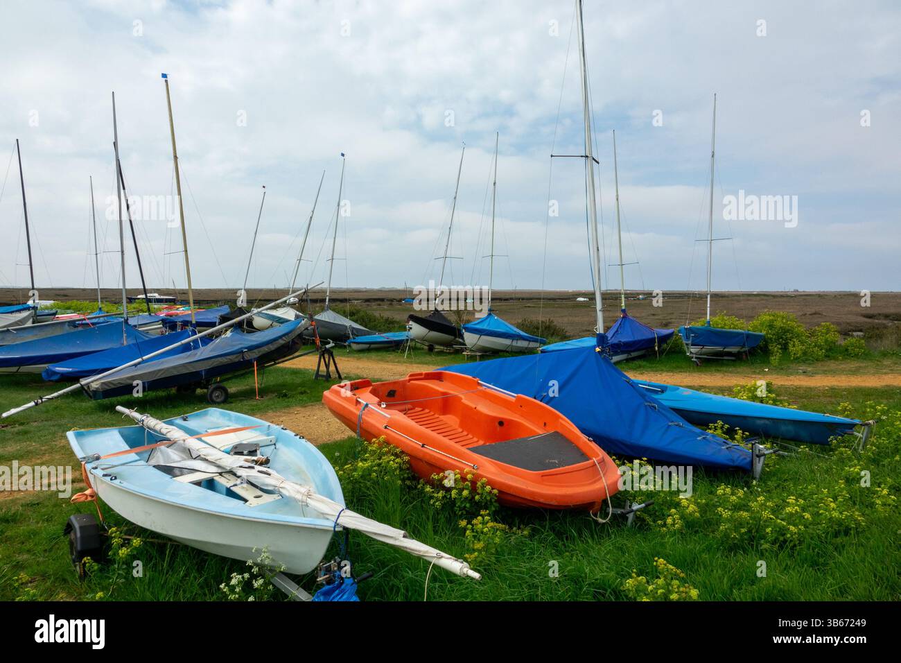Blakeney Harbour Norfolk Stockfoto