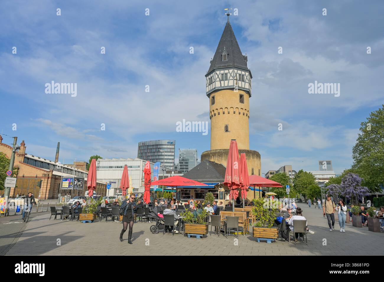 Bockenheimer Warte, Bockenheim, Frankfurt am Main, Hessen, Deutschland Stockfoto