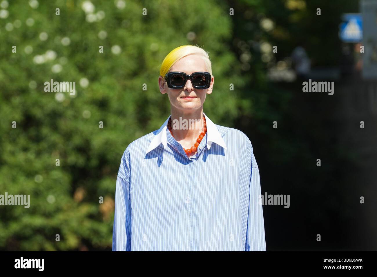 6. September 2022, Venedig, Italien: Tilda Swinton wurde während des 79. Internationalen Filmfestivals von Venedig in Darsena Excelsior gesehen. (Foto: © Stefano Costantino/SOPA Bilder via ZUMA Press Wire) Stockfoto
