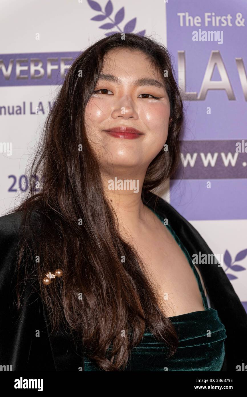 Darby Pak nimmt am 2. Mai 2025 am 16. LA Web Series Festival Award und Empfang (LA Webfest) im Barnsdall Gallery Theatre, Los Angeles, CA, Teil Stockfoto