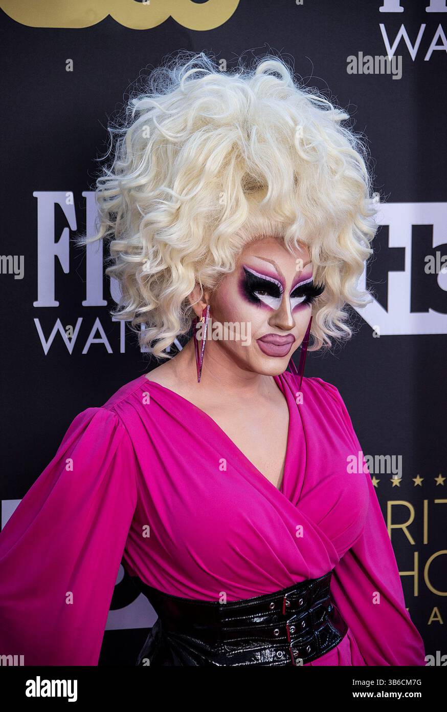 März 2022, Century City, Kalifornien, USA: Trixie Mattel beim roten Teppich der 27. Critics Choice Awards am Sonntag, den 13. März 2022, im Fairmont Century Plaza in Century City, Kalifornien. JAVIER ROJAS/PI (Foto: © Prensa Internacional Via ZUMA Press Wire) Stockfoto