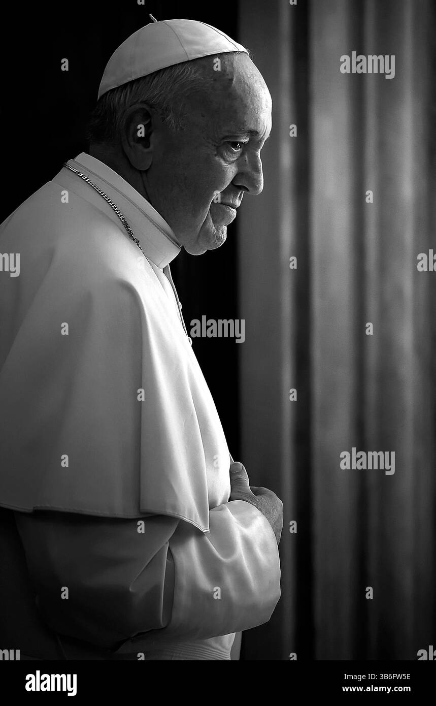 Vatikanstadt, Vatikanstadt. Mai 2025. Papst Franziskus;. Am 7. Mai 2025 im Vatikan beginnt das Konklave mit der Wahl des Nachfolgers von Papst Franziskus Credit: dpa/Alamy Live News Stockfoto
