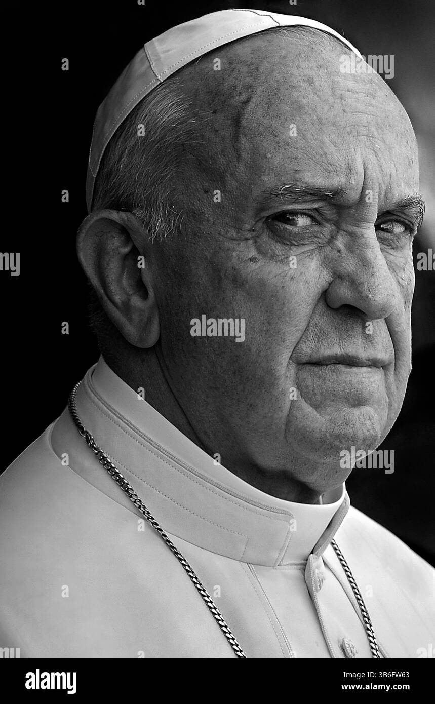 Vatikanstadt, Vatikanstadt. Mai 2025. Papst Franziskus;. Am 7. Mai 2025 im Vatikan beginnt das Konklave mit der Wahl des Nachfolgers von Papst Franziskus Credit: dpa/Alamy Live News Stockfoto