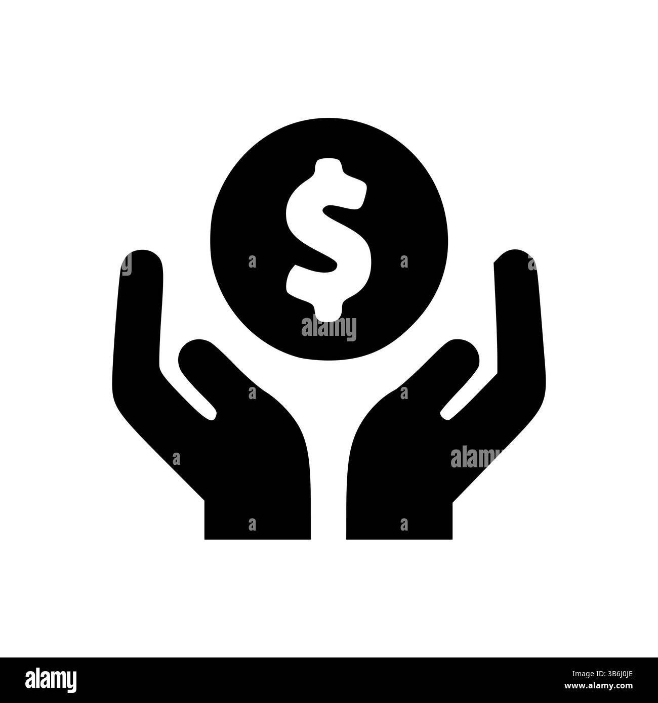 Finanzielle Unterstützung Symbol Stock Vektor